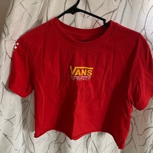 XS Custom Vans crop top